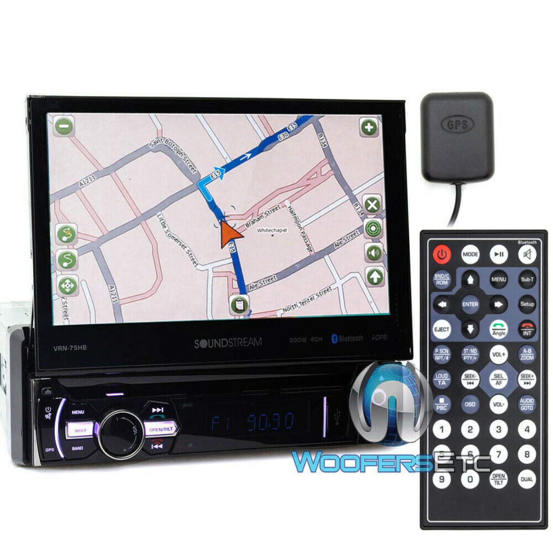7" Soundstream VRN‐75HB in Dash Media