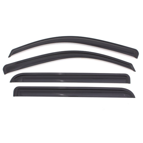 Auto Ventshade Outside Mount Rain Guards [AVS] for 2014 - 2019 Toyota Corolla (Excludes Hatchback) | Window Vent Visors, 4 pcs. - Smoke | 94989