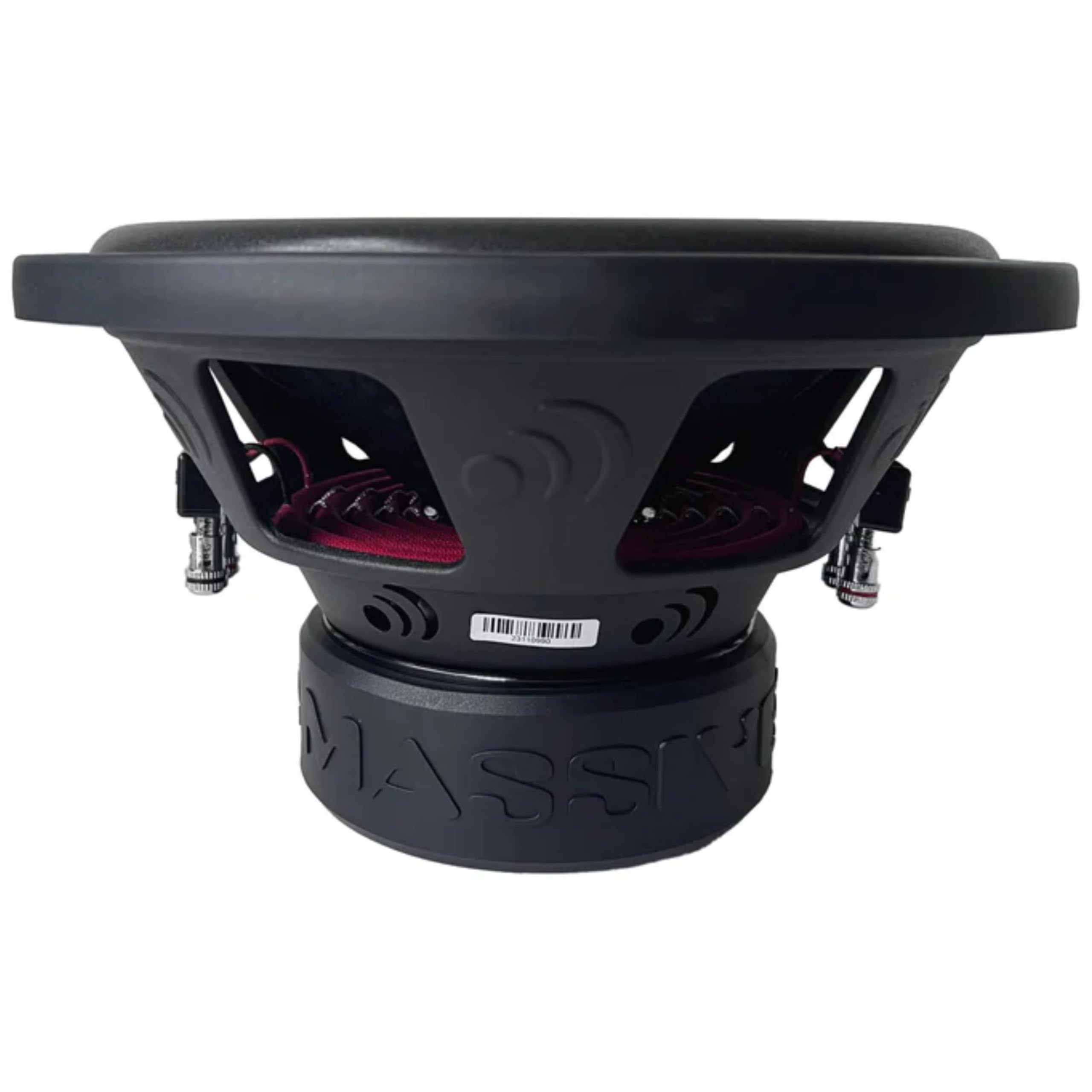 GTX124H Massive Audio - 12" 800 Watts RMS / 1600w MAX Dual 4 Ohm Subwoofer for Controlled deep bass