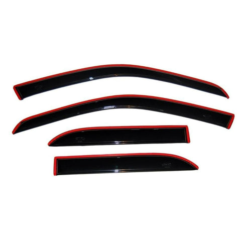 In-Channel Rain Guards Auto Ventshade [AVS] For 1988 - 1999 Chevrolet/GMC C/K1500/2500/3500; 1992 - 1999 Yukon; 1995 - 1999 Tahoe Std Cab (2-Door Only) | Window Vent Visors, 2 pcs. - Smoke | 192099
