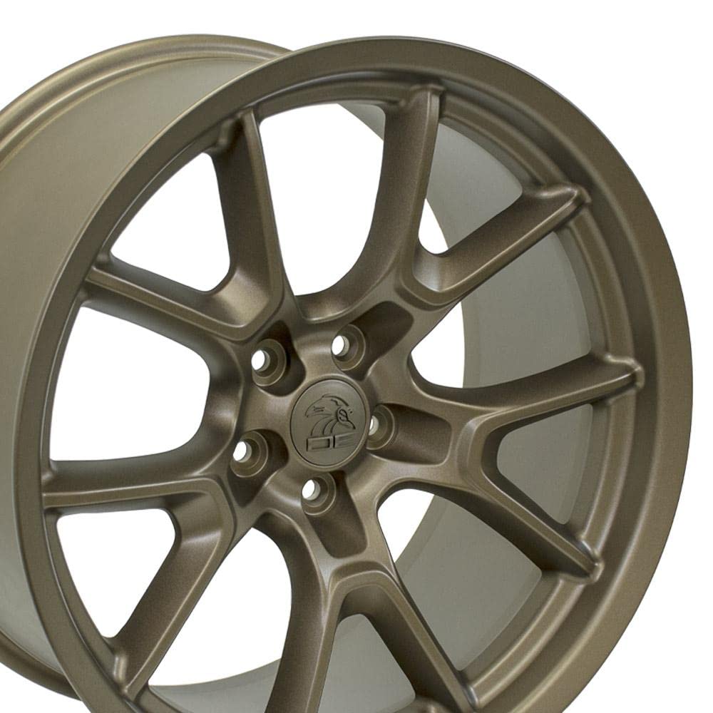 20 Inch OE Wheels DG21 Rim Fits Challenger 50th Anniversary Style 5x115 20x10 Satin Bronze - Hollander 10369 (1)