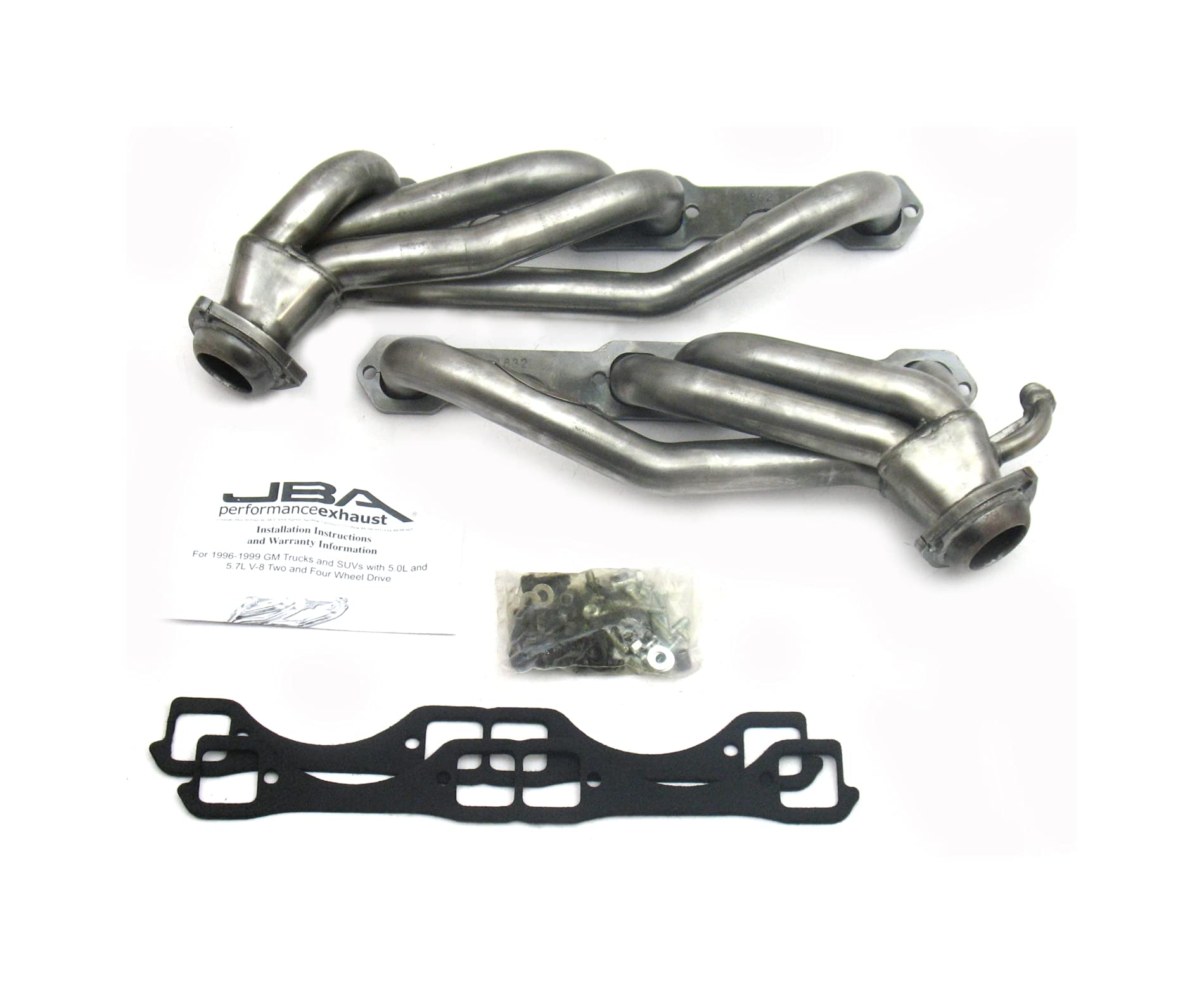 1-1/2" JBA Shorty Stainless Steel Exhaust Header for GM Truck 5.0L and 5.7L 96-99