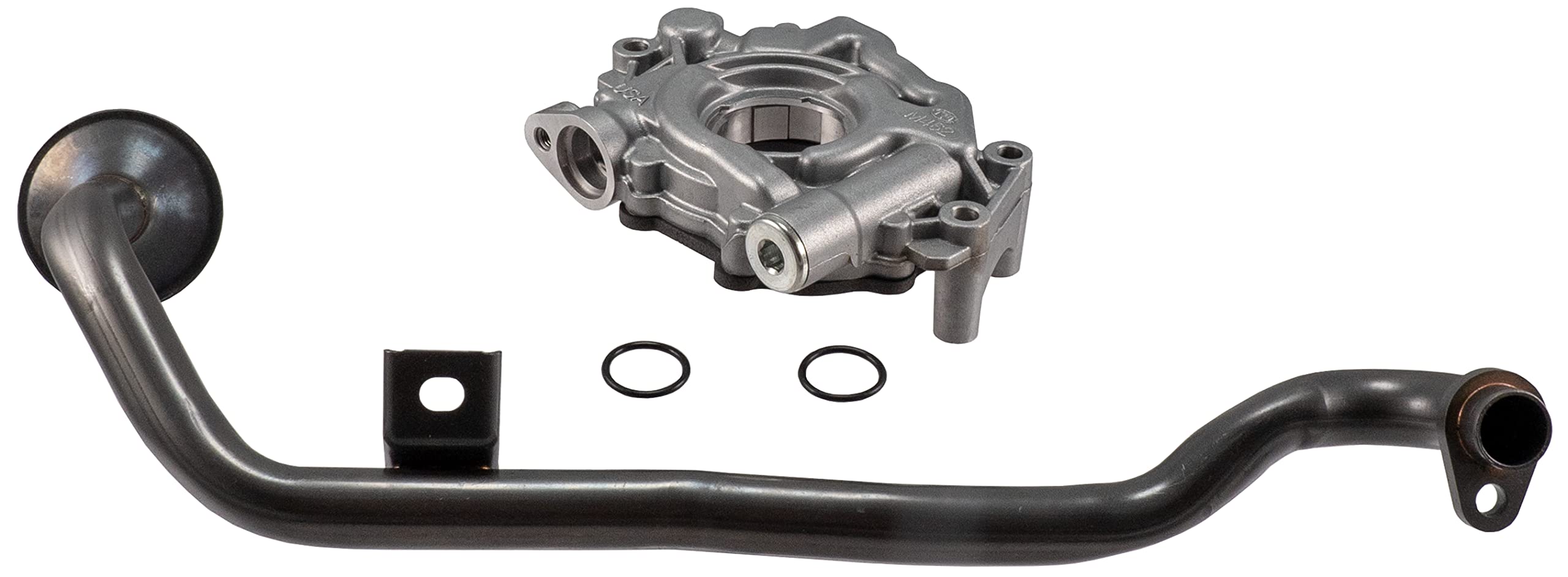 Melling Oil Pump, External, Wet Sump, Pickup Included, Standard Volume, Aluminum, Natural