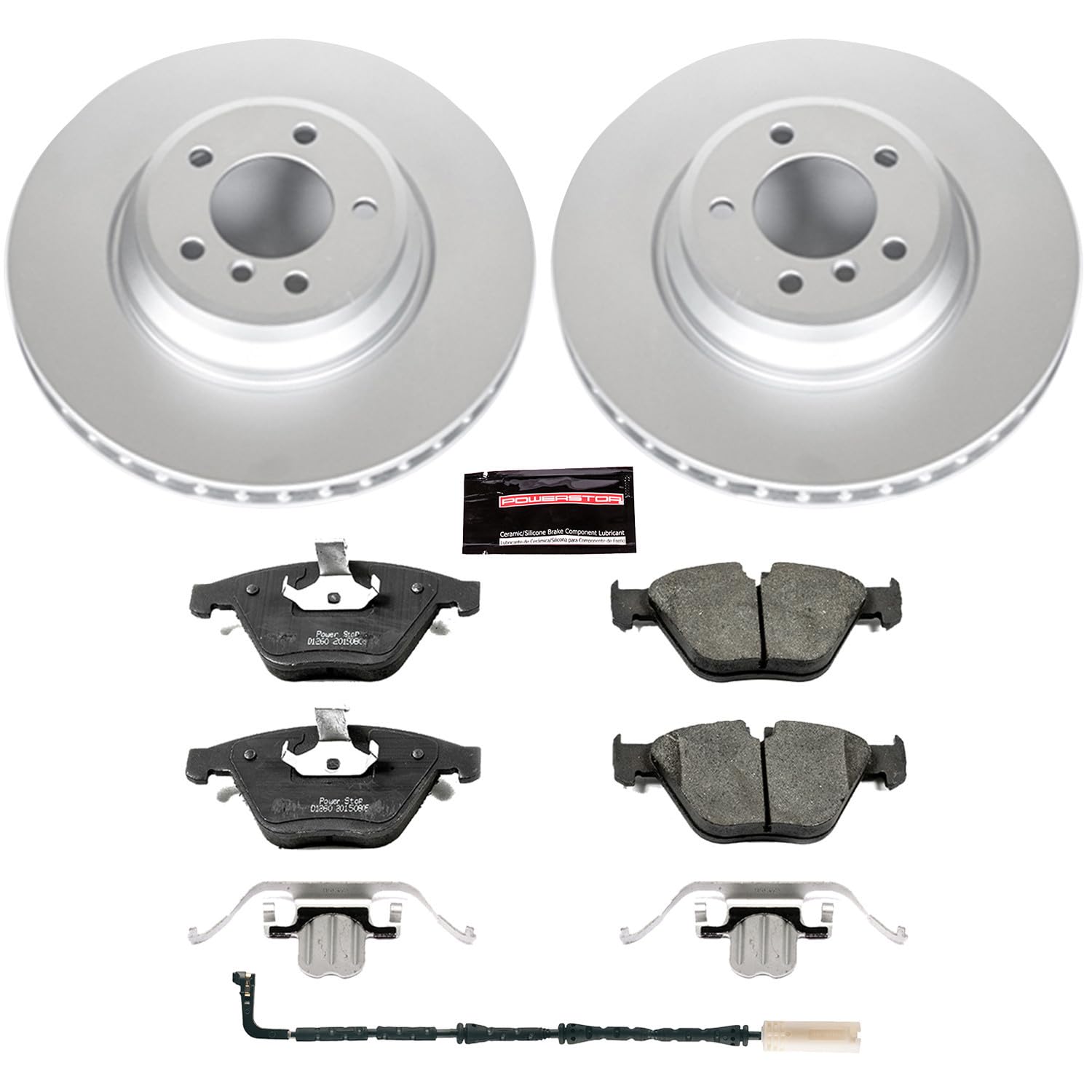 Power Stop Z23 Evolution Geomet® Coated Brake Kit CRK5776 Front