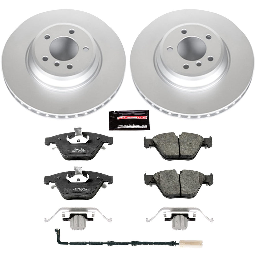 Power Stop Z23 Evolution Geomet® Coated Brake Kit CRK5776 Front