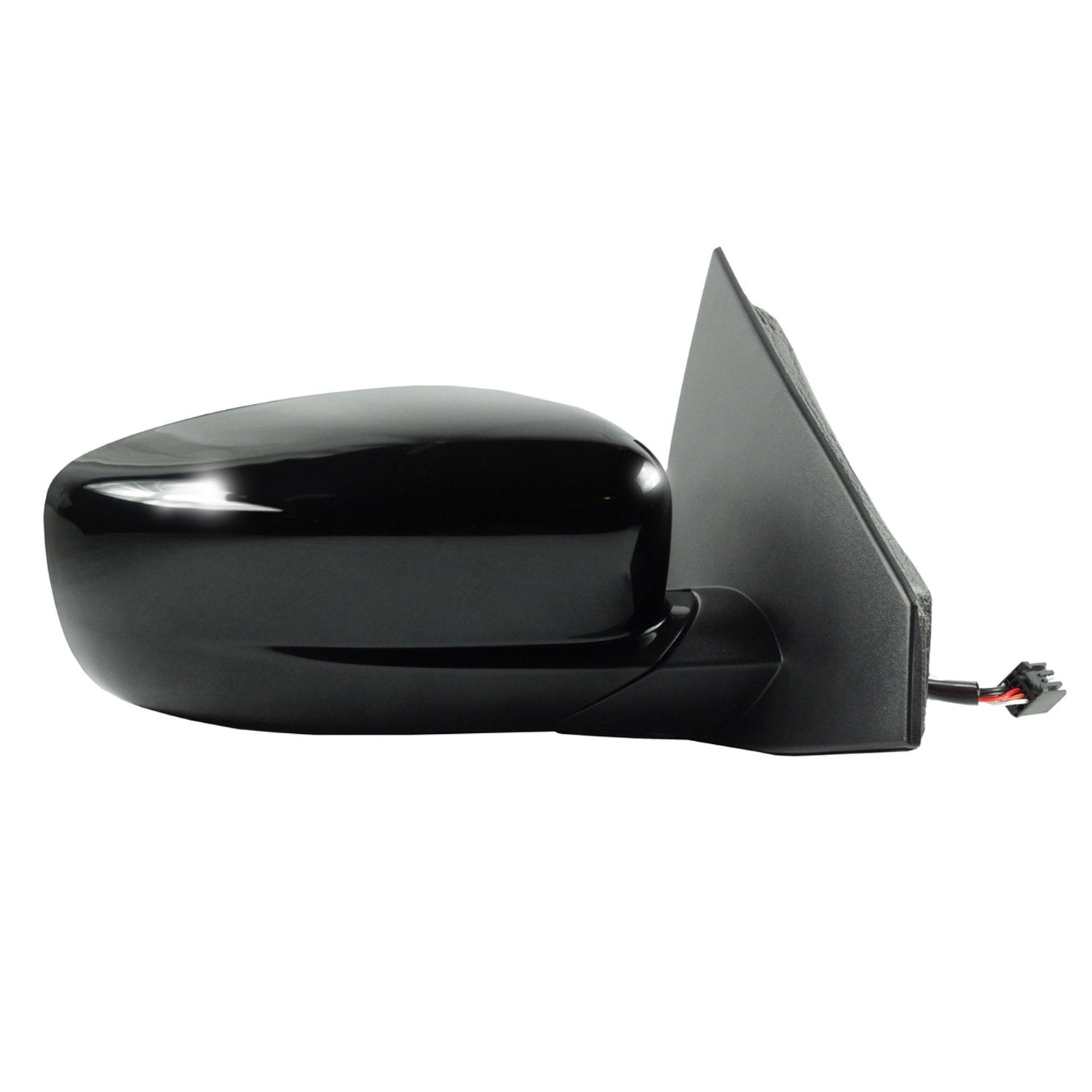Fit System Mirror Passenger Side for Dodge Dart, Textured Black w/PTM Cover, Foldaway, Heated Power