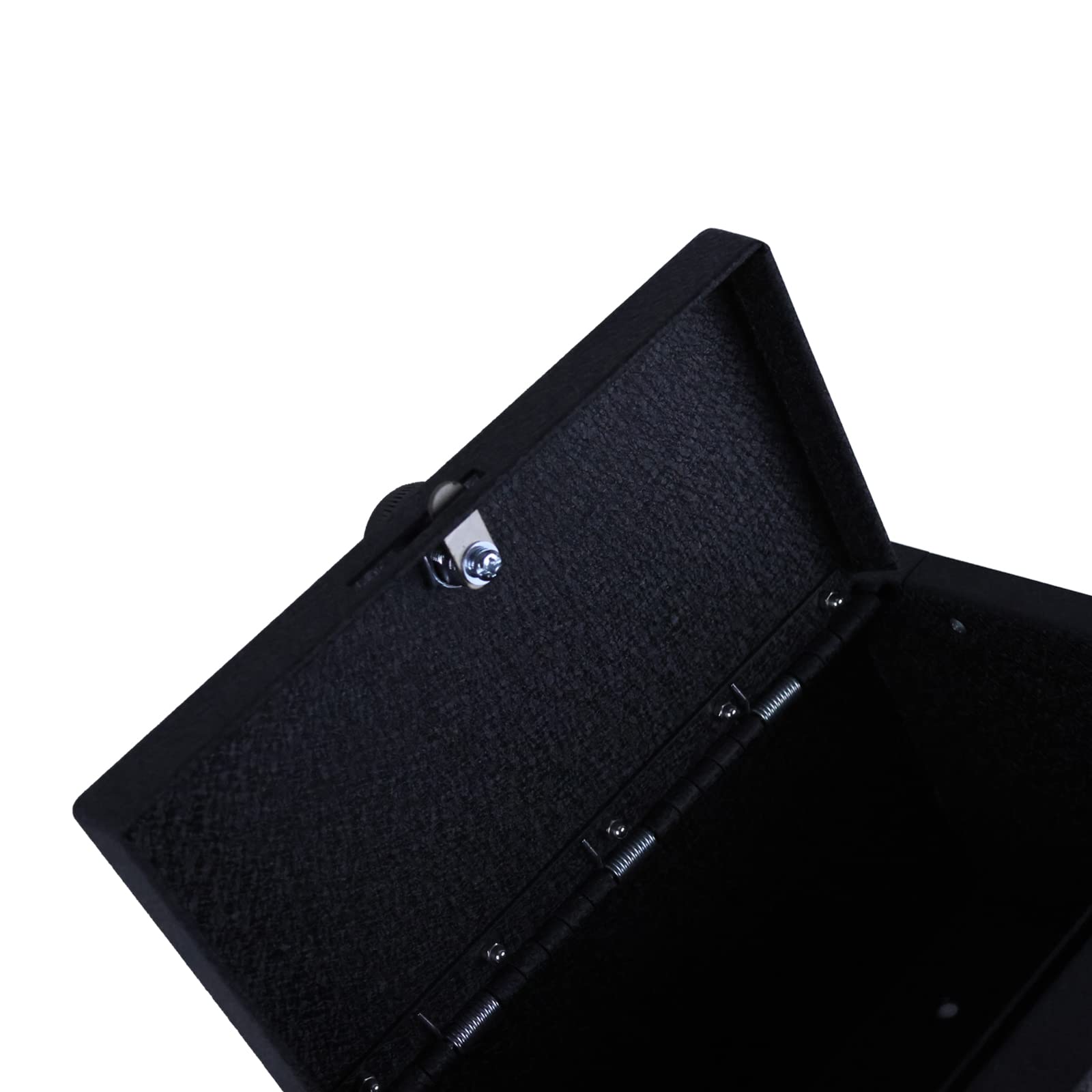 Black Horse Gun Box Organizer Center Console Safe with 4-Digit Combo Lock Compatible with 2019-2022 Sierra/Silverado 1500|2020-2023 Sierra/Silverado 2500 HD/3500 HD-ASGM01