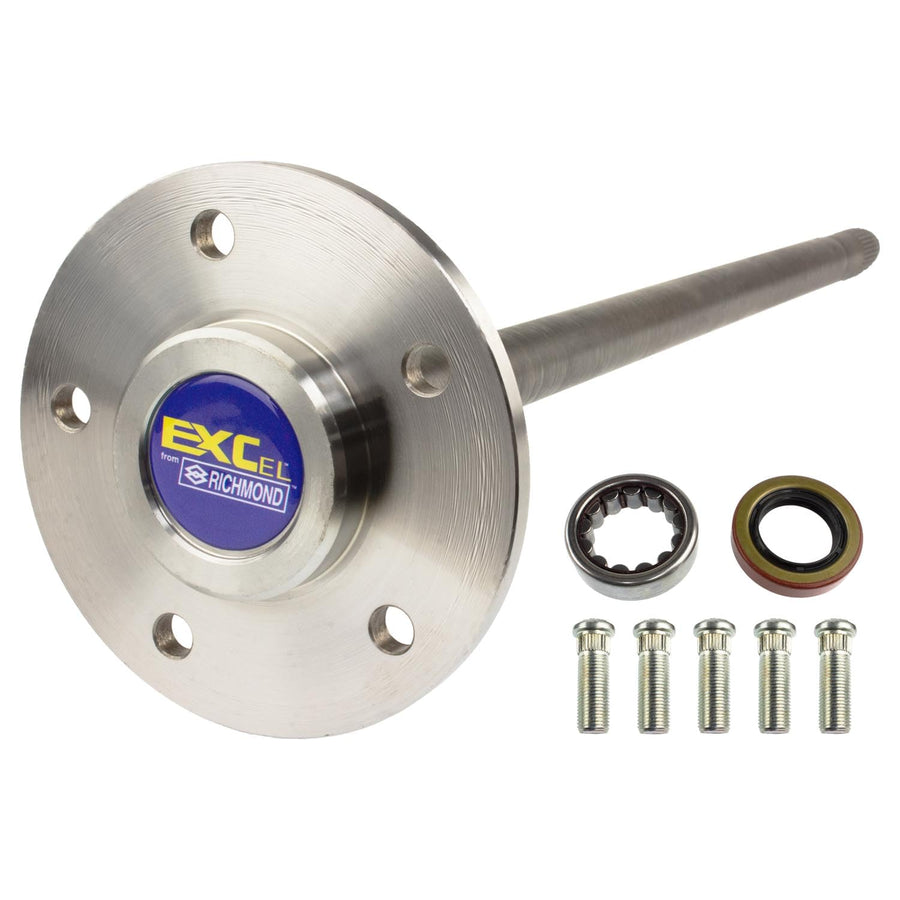 EXCel Axle Shaft Assembly Drive For GM 8.5" (10 Bolt); 30.375" Overall Length; 5 X 5 Lug Pattern; 28 Spline; Includes Bearing, Seal And Studs
