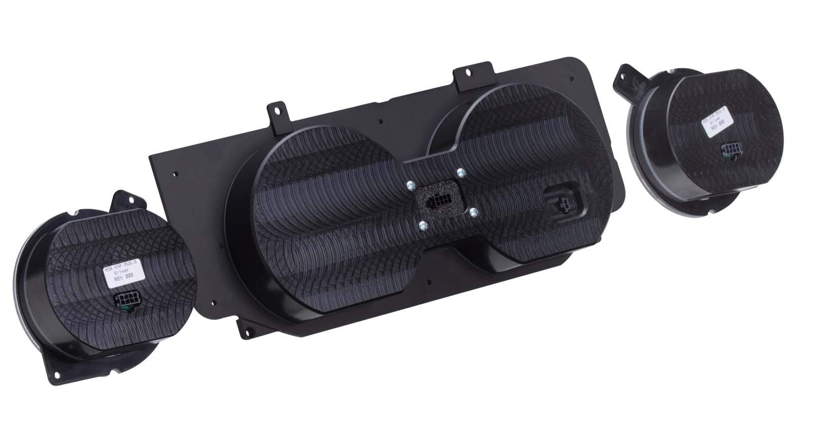 Dakota Digital Customizable 69 70 Ford Mustang Gauges Kit Black HDX-69F-MUS-K