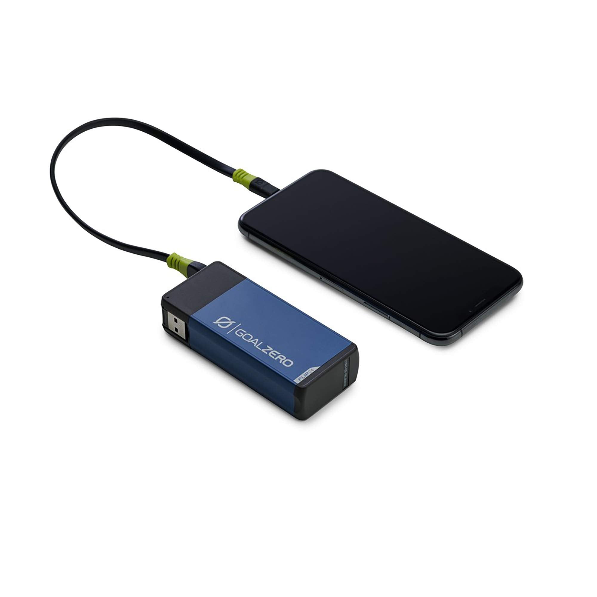 Goal Zero Portable Flip 24 Phone Charger, USB Battery Bank for Travel and Emergency Use - Blue