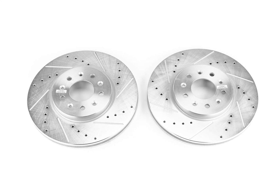 Power Stop AR82194XPR Front Brake Rotor Pair Drilled and Slotted For Buick Envision, Buick LaCrosse, Buick Regal Sportback, Buick Regal TourX, Chevrolet Equinox, GMC Terrain [Model Specific]