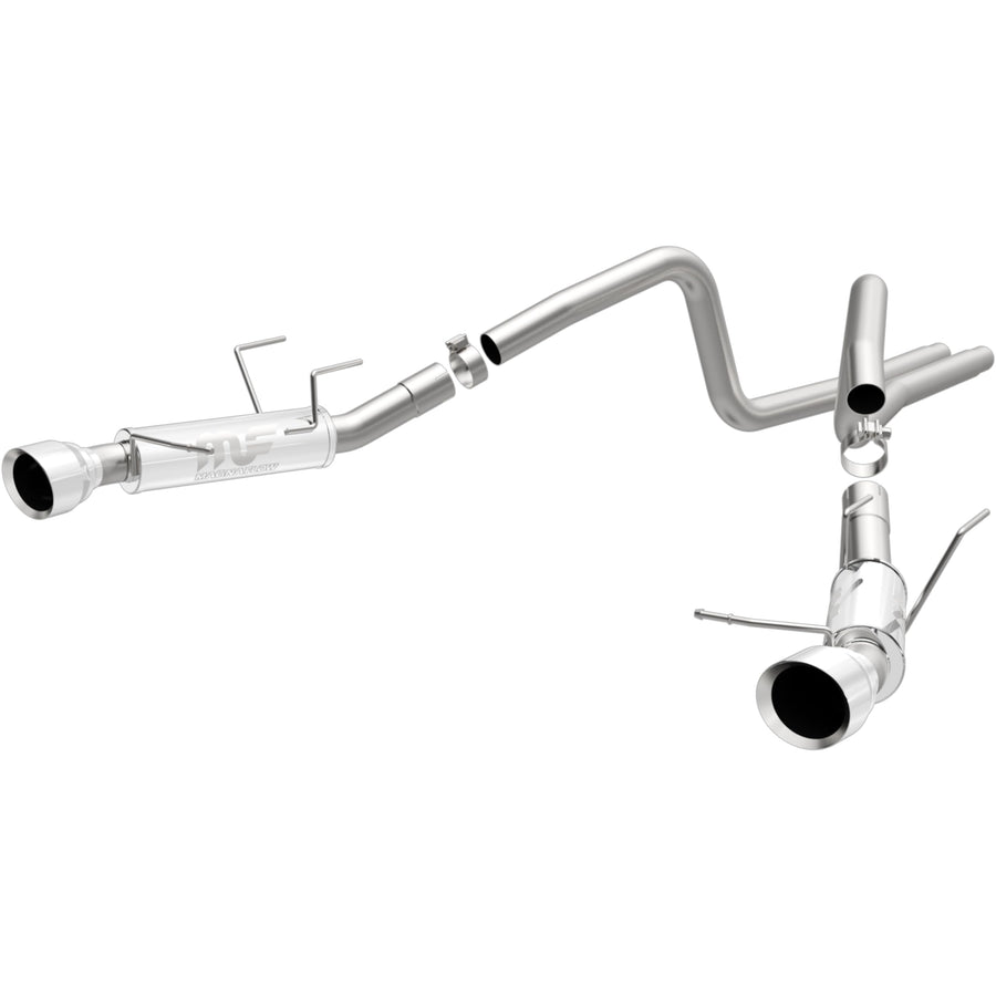 MagnaFlow Exhaust Performance System 15245: Cat-Back, Competition Series, Compatible with 2014 Ford Mustang, Dual Split Rear Exit Style