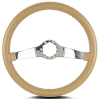 Two 63409 Lecarra Smooth 14" Polished Standard Grip Tan