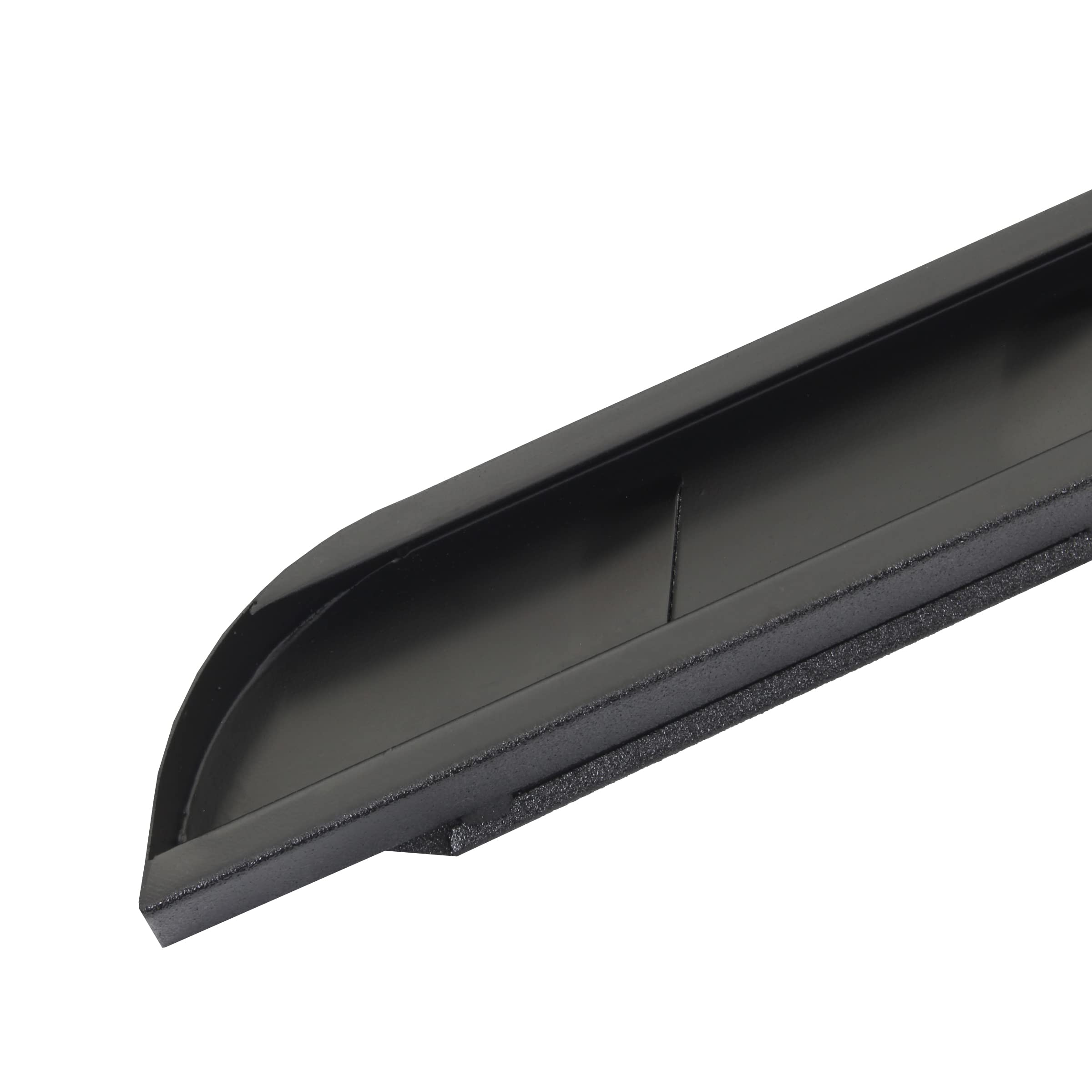 RB10 Slim Running Boards Go Rhino | 80", Galvanized Steel, Protective Bedliner Coating | 630080ST