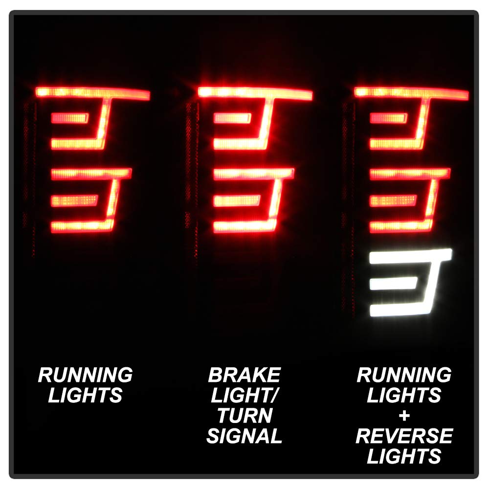 Tail Lights Xtune (ALT-JH-FF15015-LBLED-BK) (Akkon)