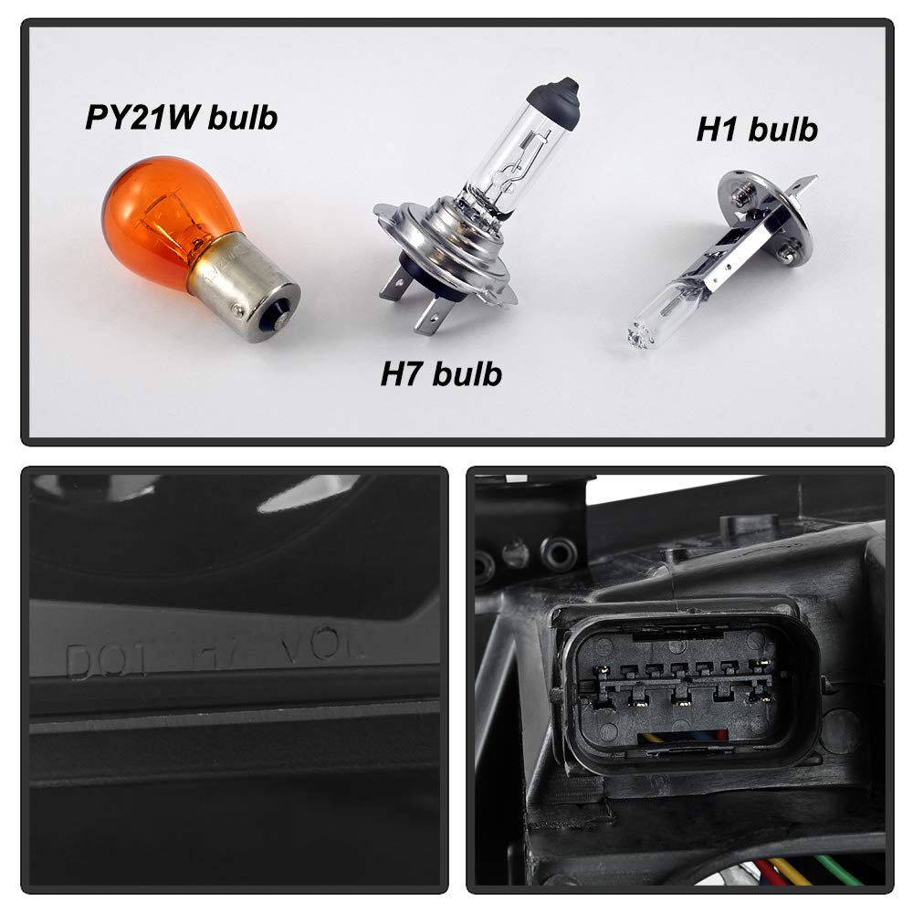 Projector Headlights Xtune (PRO-JH-BE9006-FL-BK) (Akkon)