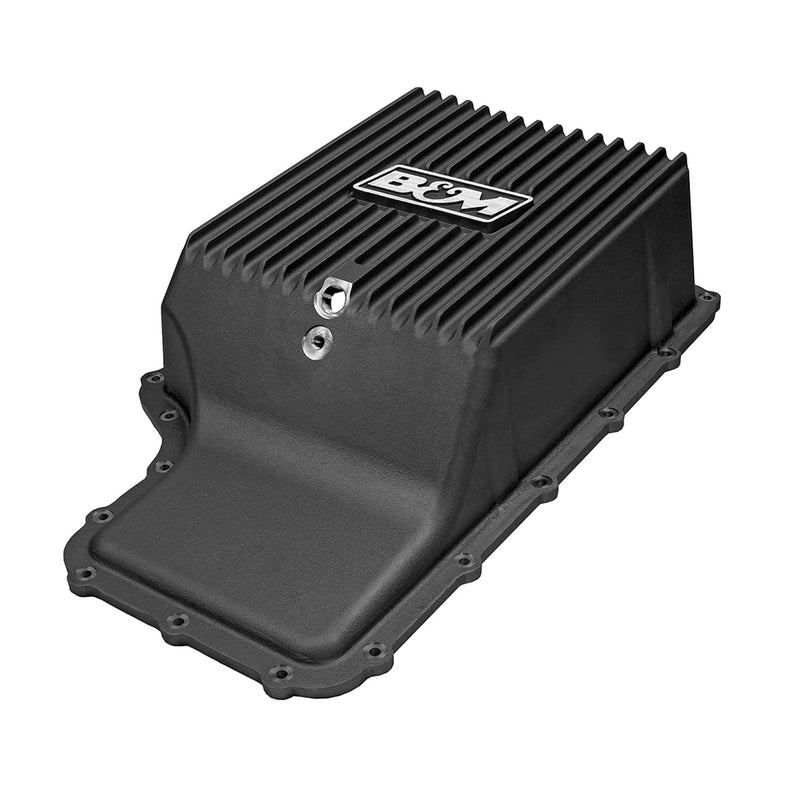 Hi-Tek B&M 71397 Deep Transmission Pan Black