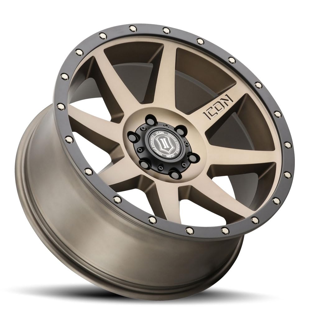 Bronze ICON Alloys Rebound, 20 x 9/5 x 5, 12mm Offset, 4.5" BS, 1820907345BR