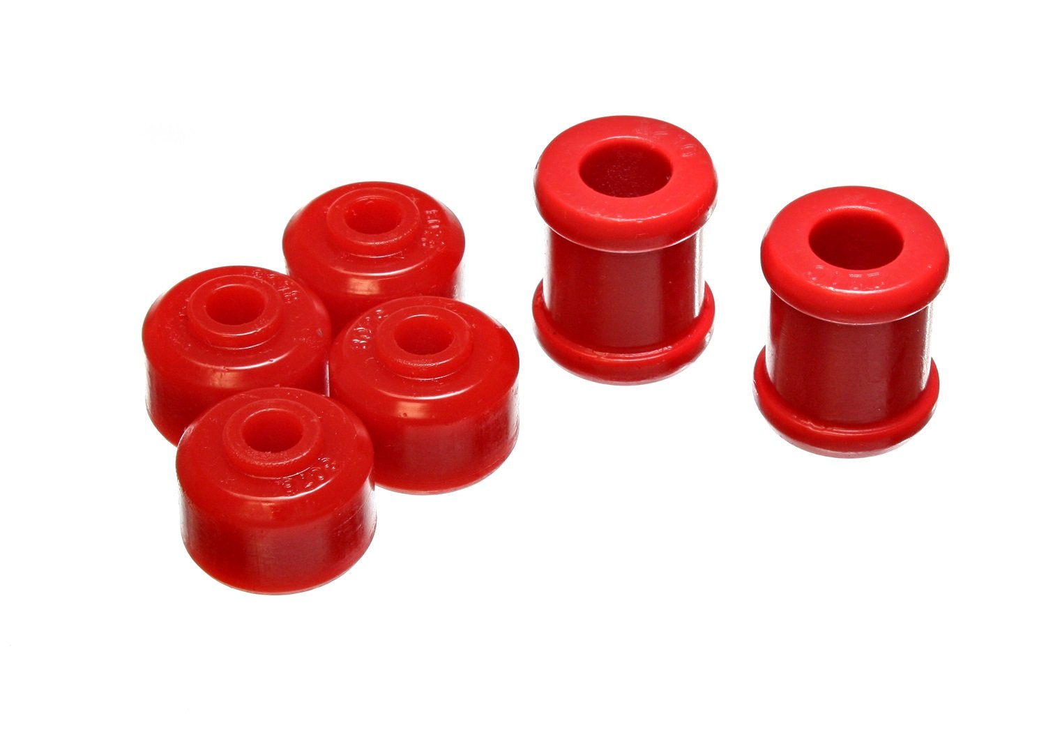9.8137R Energy Suspension Front Shock Bushing Set , Red