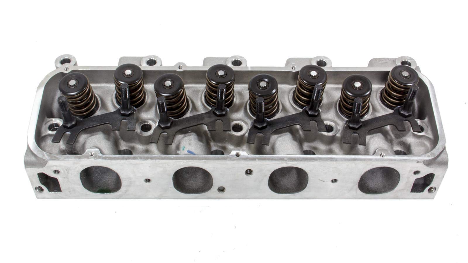 Super Cobra Jet Ford Cylinder Head, Assembled, 2.020/1.760 in Valves, 290 cc Intake, 72 cc Chamber, Dual Spring, Aluminum, Big Block Ford, Each