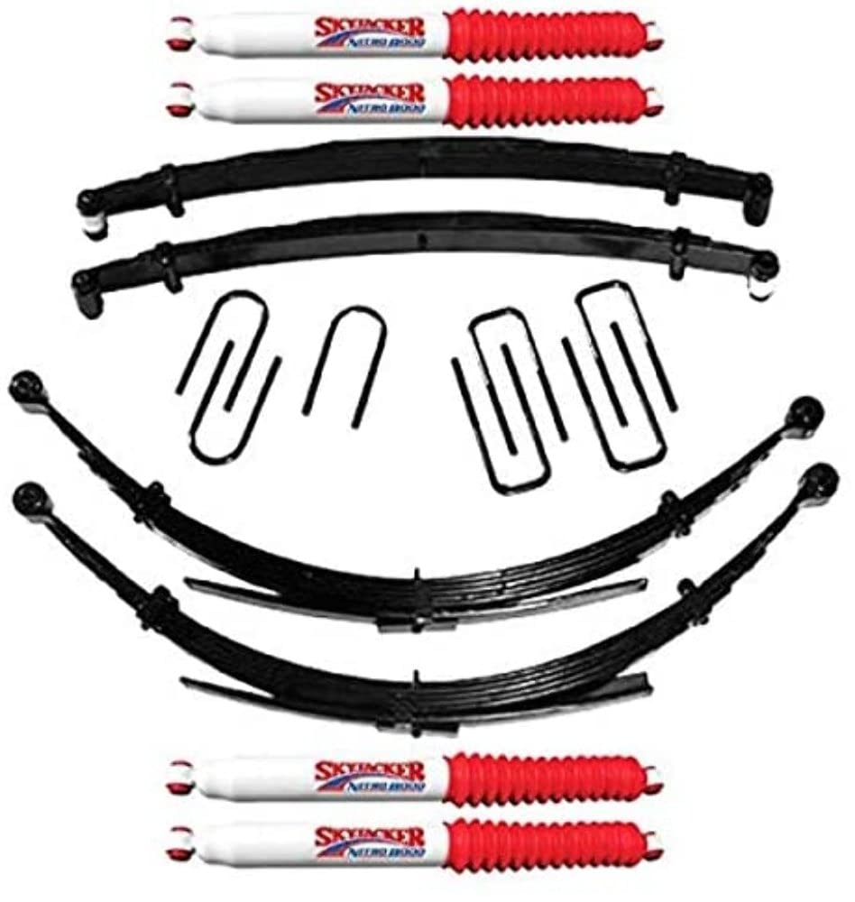 Skyjacker Suspension Lift Kit D100CDKS-N w/Shock Nitro Shocks 1 in. Front/0.5 in. Rear Lift