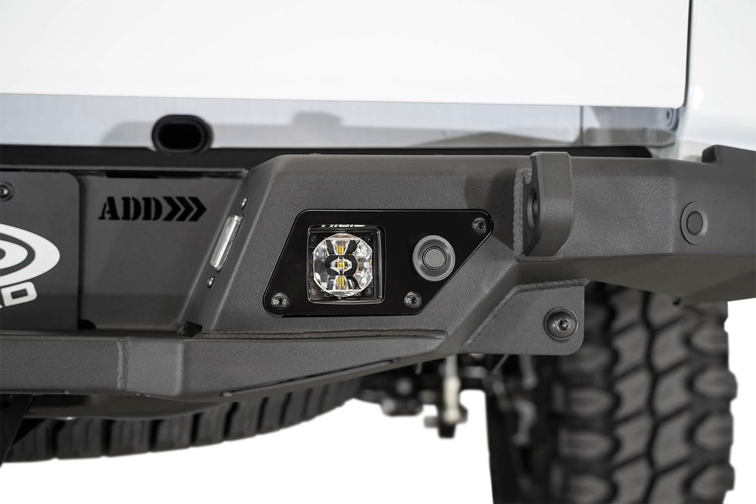 Addictive Desert Designs Front Replacement Bumper Addictive Desert R971241280103 fits Jeep Gladiator, Black