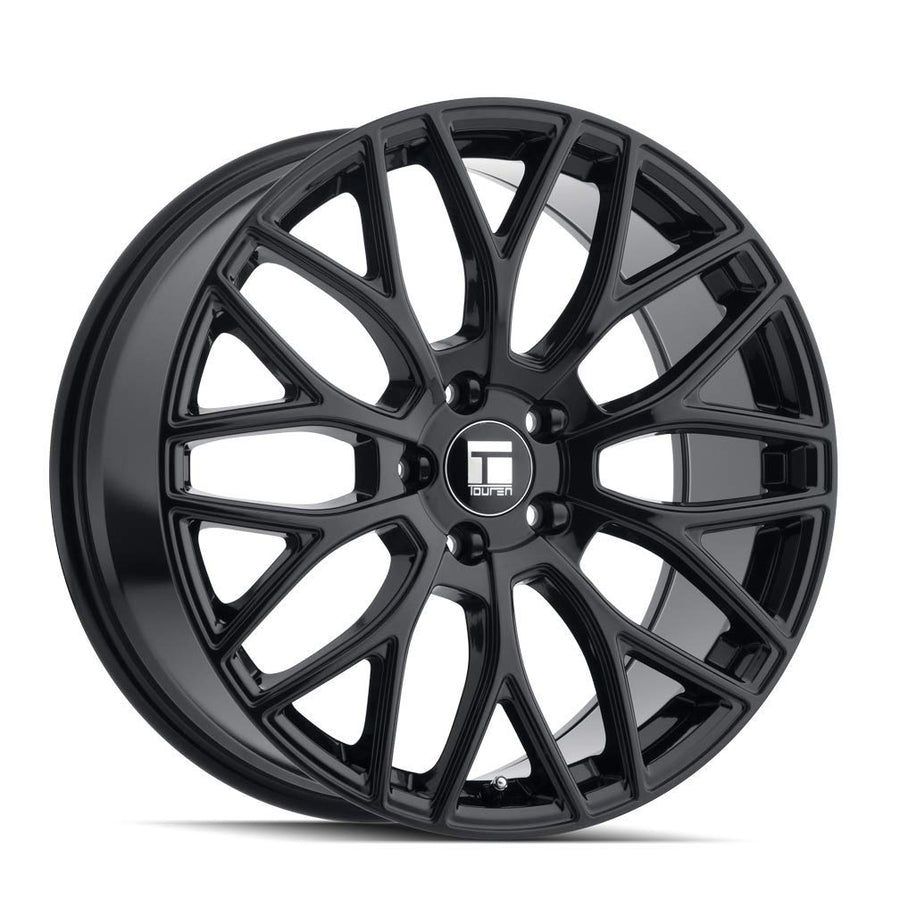 TR76 Touren Gloss Black Wheel with Alloy Steel (19 x 8.5 inches /112 x 112 mm, 35 mm Offset)