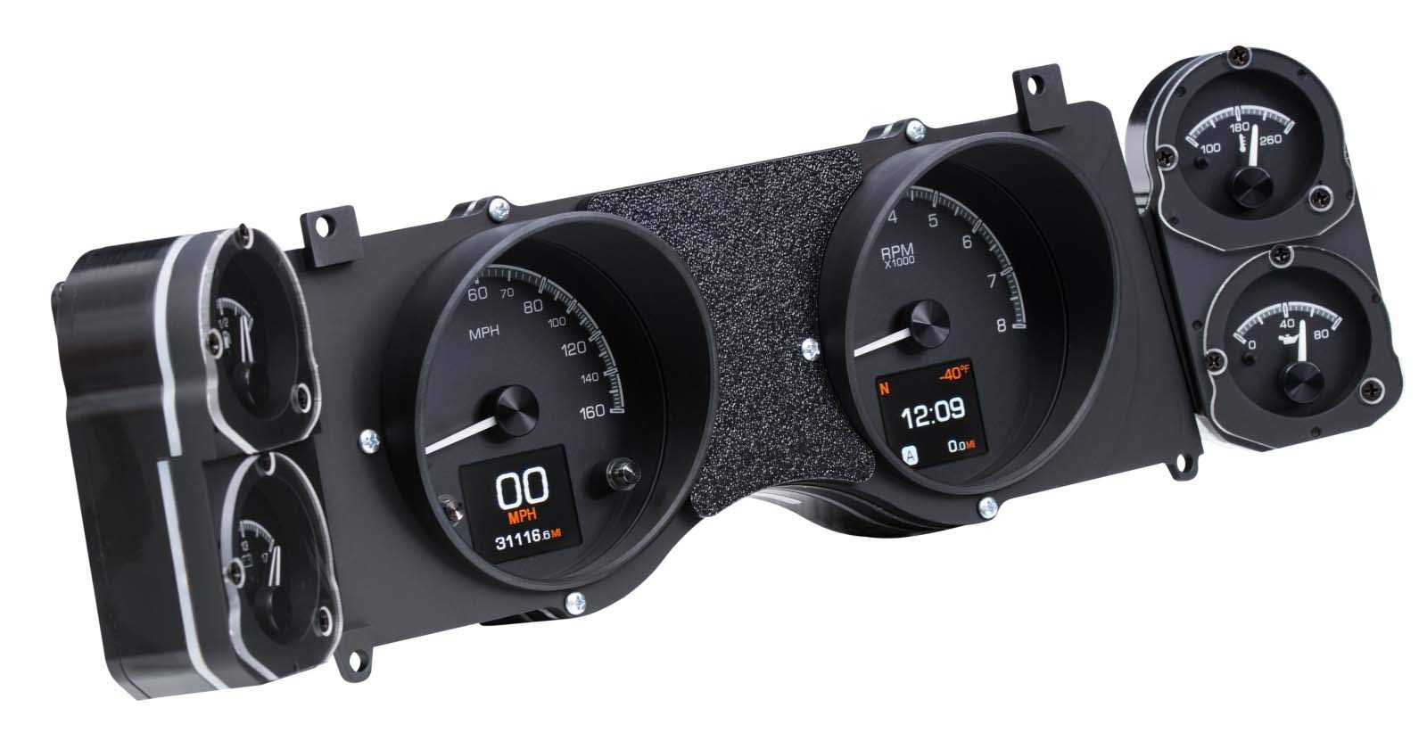 Dakota Digital Customizable Gauge System 70-81 Chevy Camaro Black HDX-70C-CAM-K