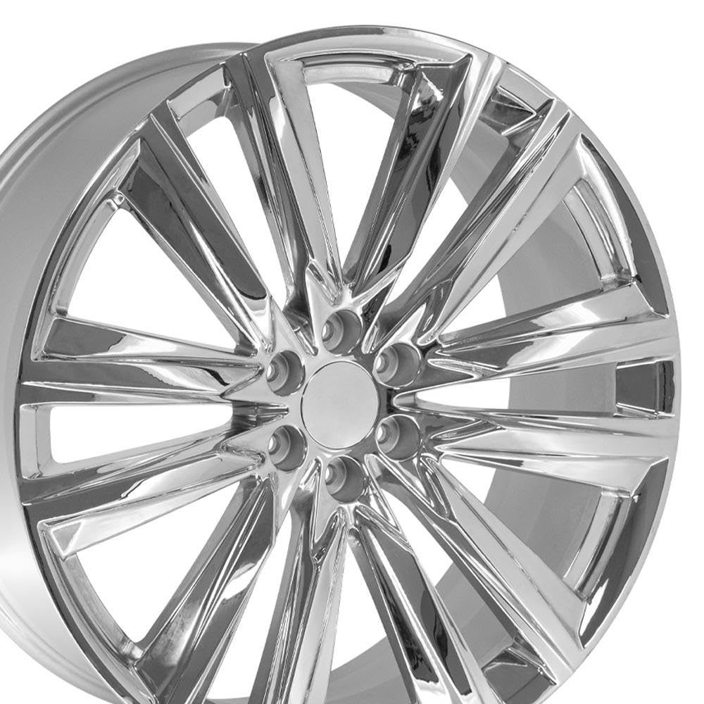 26 Inch OE Wheels CA91 Rim Fits Escalade Sport Style 6x139.7 26x10 Chrome - Hollander 4869 (1)