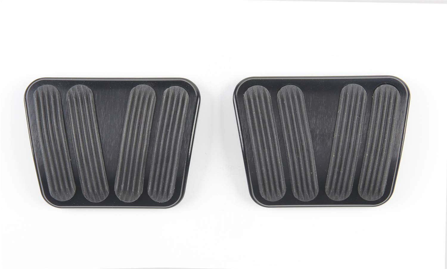 1960-1966 Chevrolet/Gmc C-10 Billet Aluminum Curved Brake/Clutch Pad With Rubber (Pair) Lokar Performance Products XBAG-6192 Black