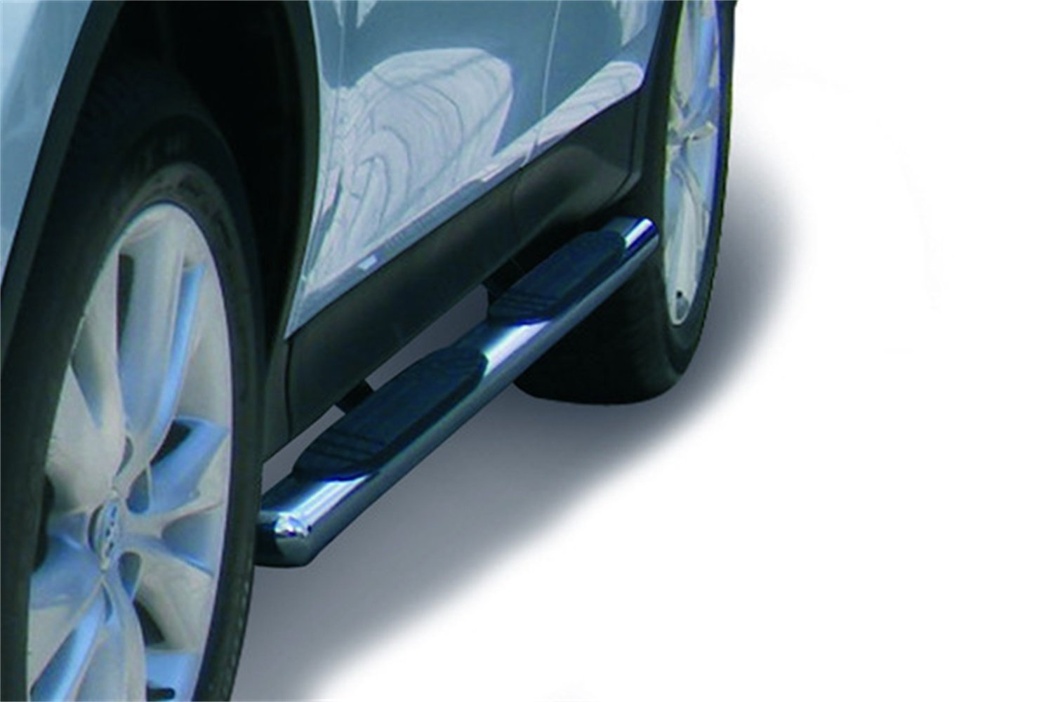 4" Go Rhino OE Xtreme Side Steps | 67" Stainless Steel, Polished | 640067PS