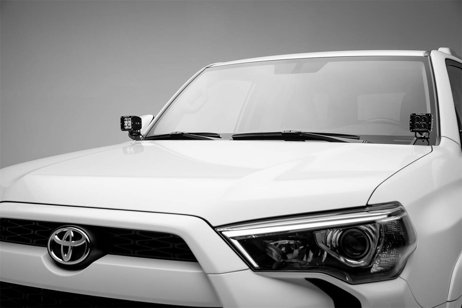 ZROADZ Hood Hinge LED Kit 2014-2019 Toyota 4Runner, Incl. (2) 3 Inch LED Pod Lights - PN #Z369491-KIT2
