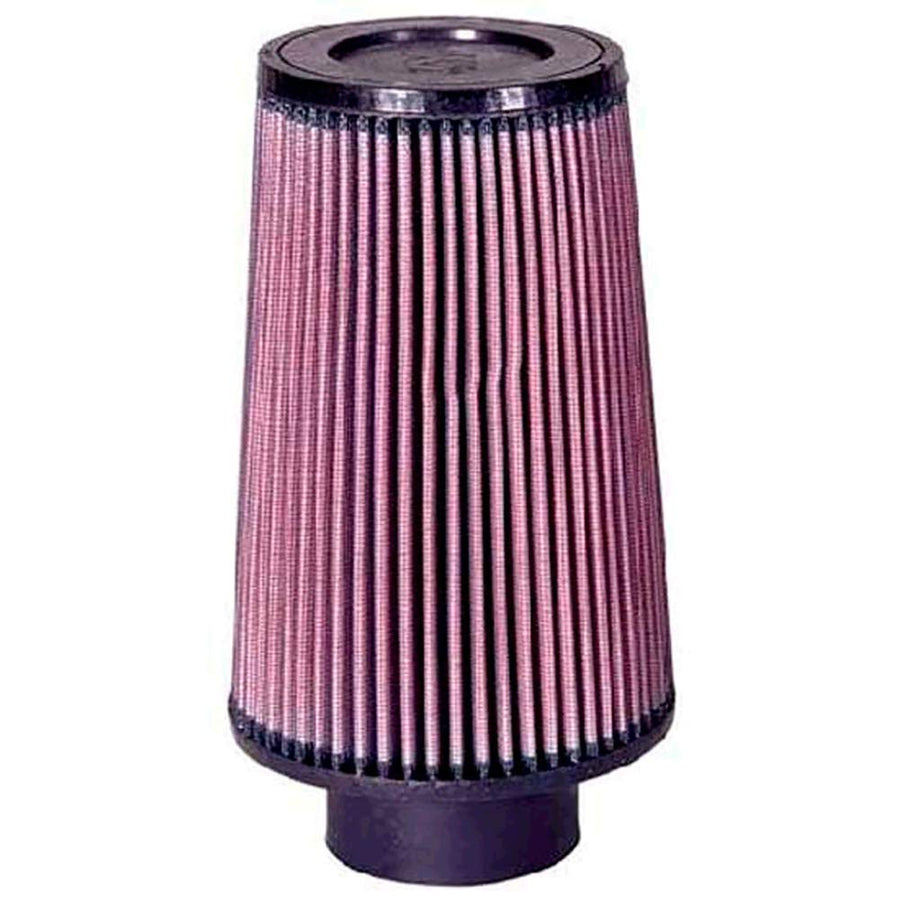 K&N Air Intake Filter: Universal Clamp-On High Performance, Premium Replacement Filter: Flange Diameter: 5.375 In, Filter Height: 5.125 In, Flange Length: 0.937 In, Shape: Round Straight, RU-5123