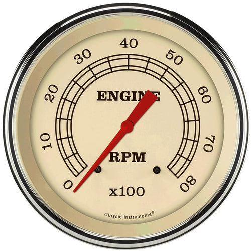 VT71SLF Classic Instruments Vintage 4 5/8" Tach 8000 RPM