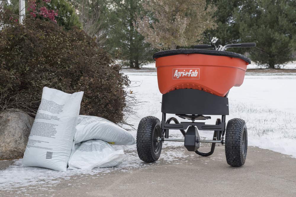 Commercial Agri-Fab 45-0548 Push Spreader 130 lb. Orange/Black