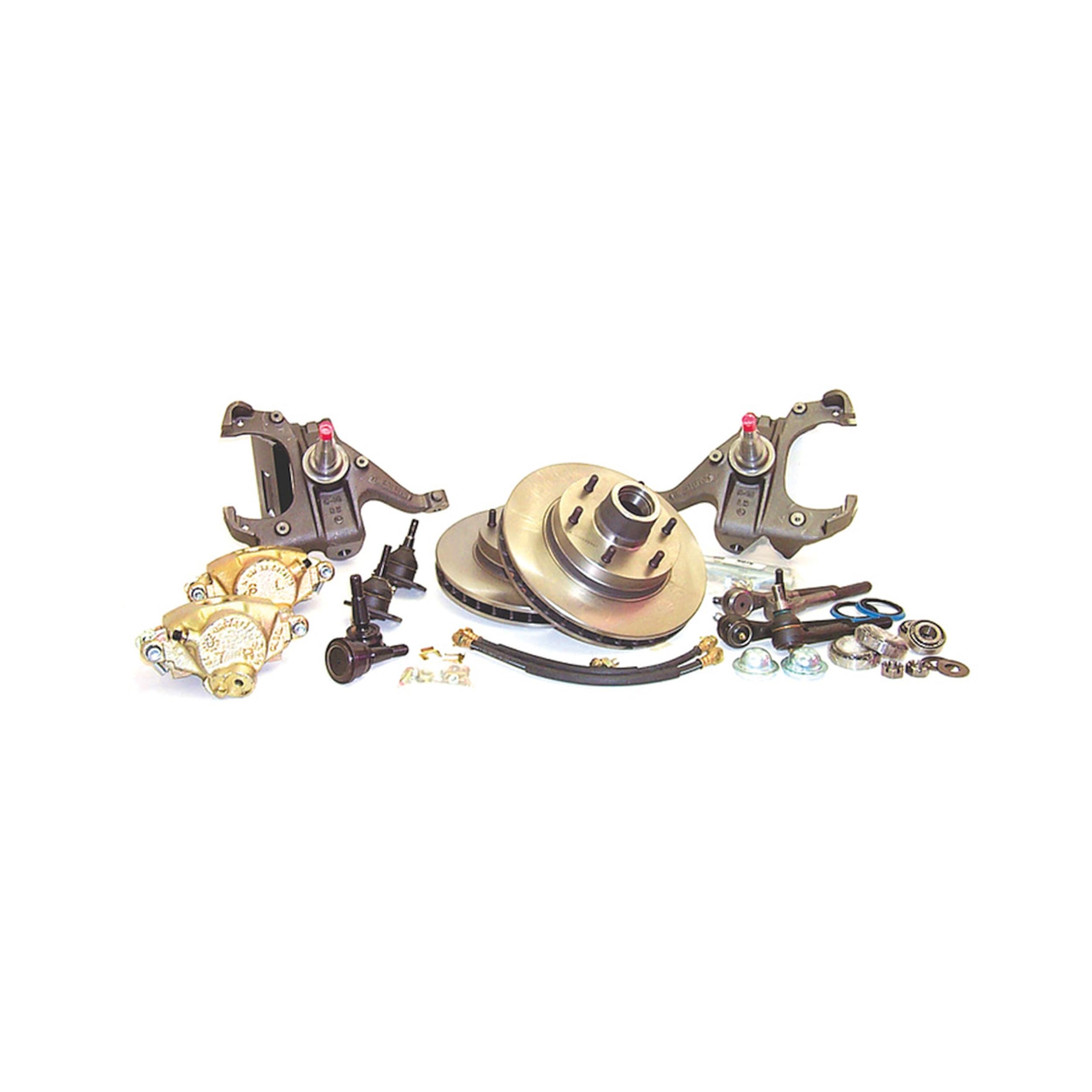 Disc Brake Conversion-6-Lug-2.5-in Drop Spindles Brothers Trucks DBC6LOEDROP Front