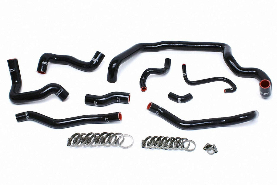 Black HPS 57-1556-BLK Silicone Radiator + Heater Hose