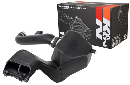 K&N Cold Air Intake System: High-Flow Air Filter, Towing & Increase Performance: Compatible with 2015-2020 FORD: F150,63-2610