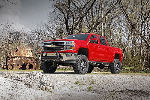 7" Rough Country Lift Kit with N3 Loaded Struts/N3 Rear Shocks for Chevy Silverado & GMC Sierra 1500 (2014-2018 w/Stock Steel Cast Control Arms)