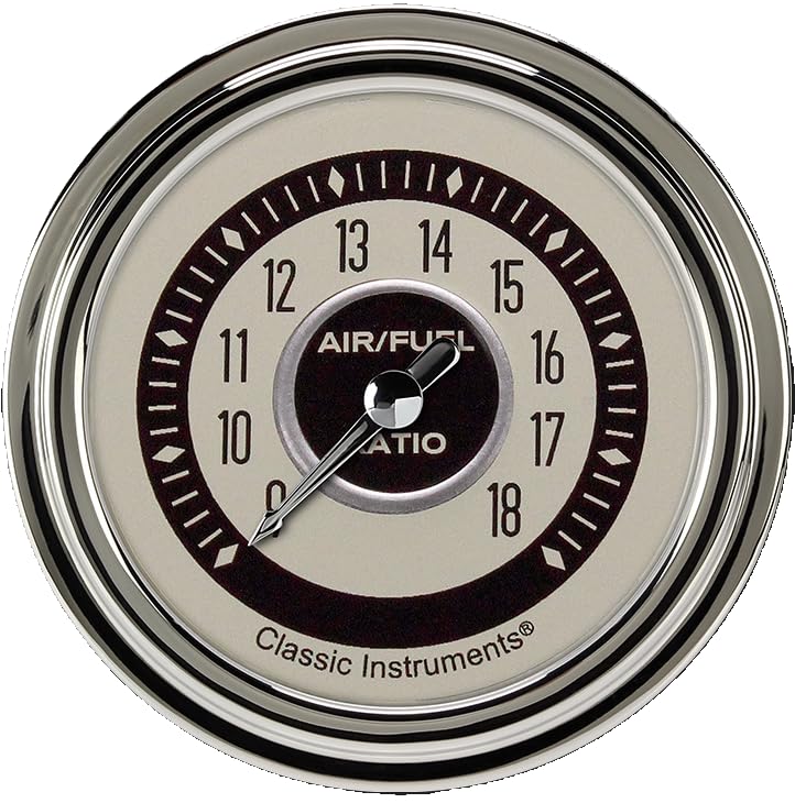 Nostalgia Classic Instruments NT394SLC 2 5/8" Air/Fuel Ratio Gauge Full Sweep