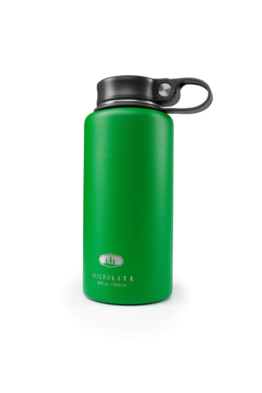 Microlite 1000 Twist GSI Outdoors 33 fl.oz. Vacuum Insulated Stainless Steel Water Bottle, Campsite
