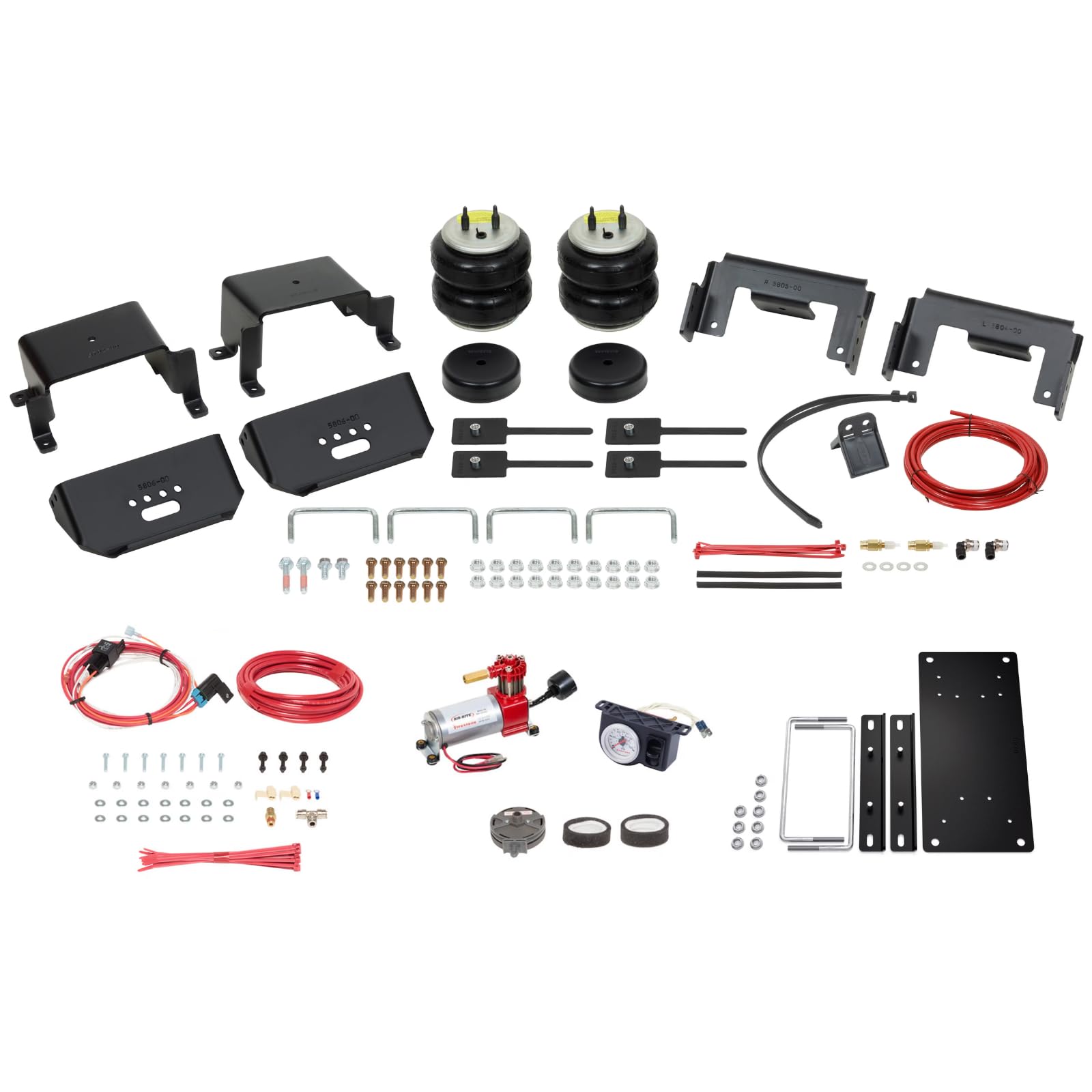 Firestone 2877 Airide All-In-One Analog Rear Air Helper Spring Kit fits 2015-2026 F150 | Wireless Air Control System for Effortless Load Leveling | Improves Ride Comfort, Stability & Towing Safety