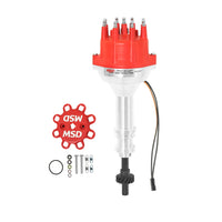 Pro-Billet MSD 8577 Small Cap Distributor, Iron Gear