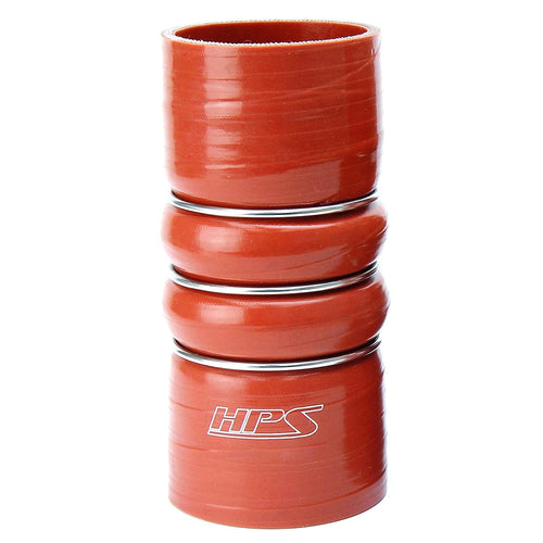 Silicone HPS 3-3/4" ID, CAC Coupler Hose Hot Side, High Temp 4-ply Aramid Reinforced, Maximum Temperature Rating: 500F, 6" Length