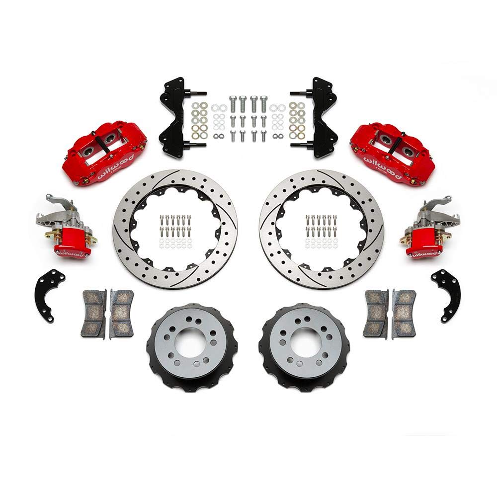Rear Kit, FNSL4R / MC4, 12.88, Drilled, Red