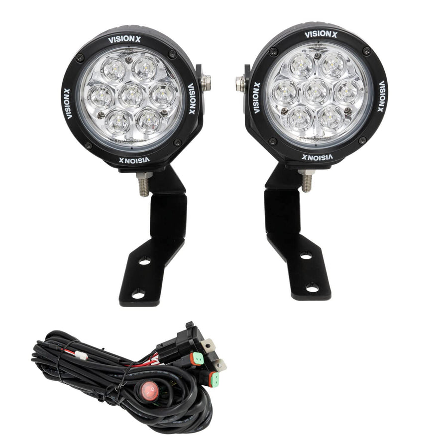 Vision X Lighting A-Pillar Lighting Kit XIL-OEA19FRACPM7 2019 Ford Ranger