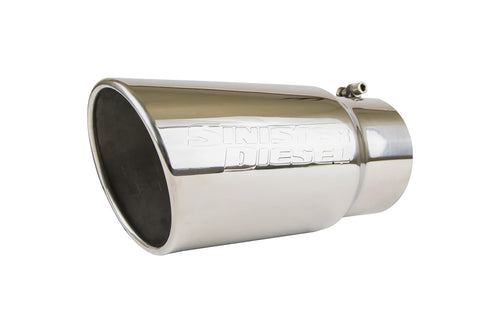 Polished Stainless Steel Sinister Diesel Exhaust Tip (5 to 6)