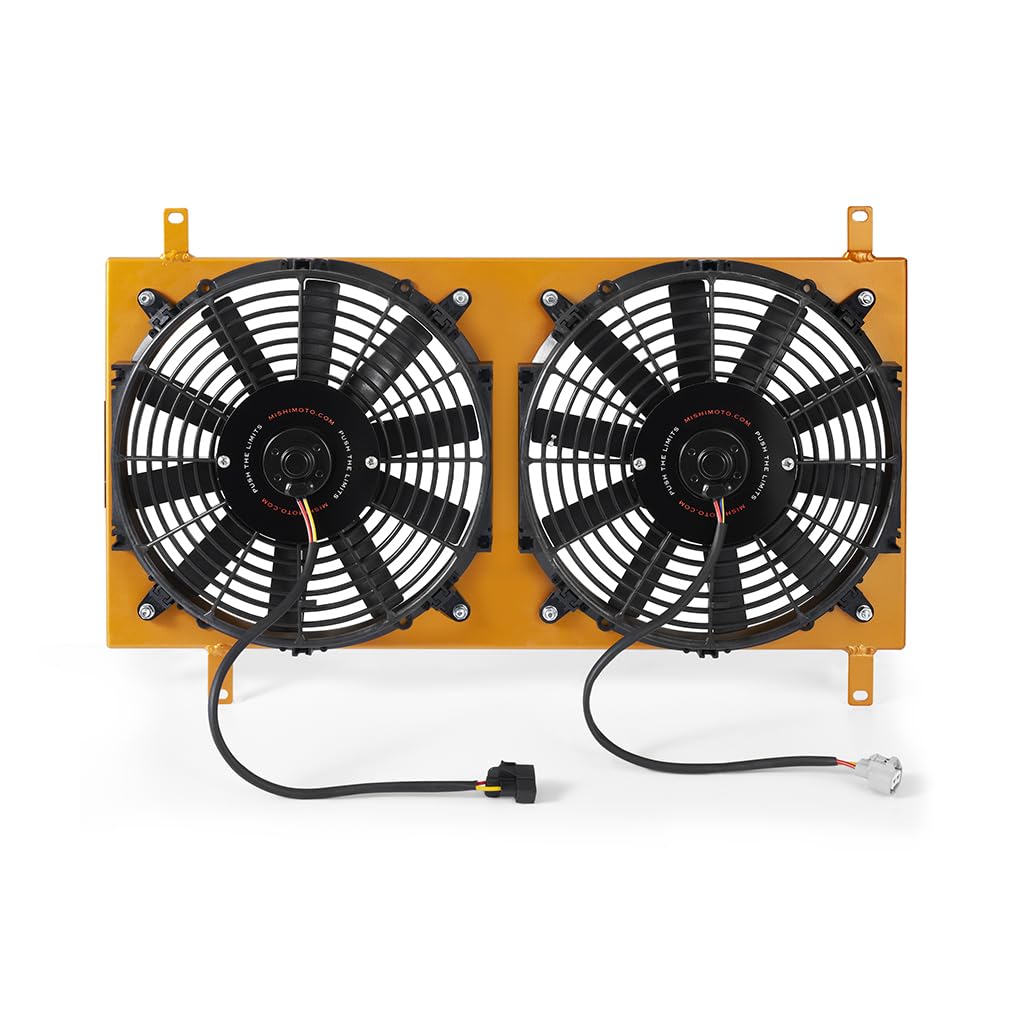 Mishimoto Aluminum Fan Shroud MMFS-MIA-90GD, Compatible with Mazda Miata, 1990-1997, Gold