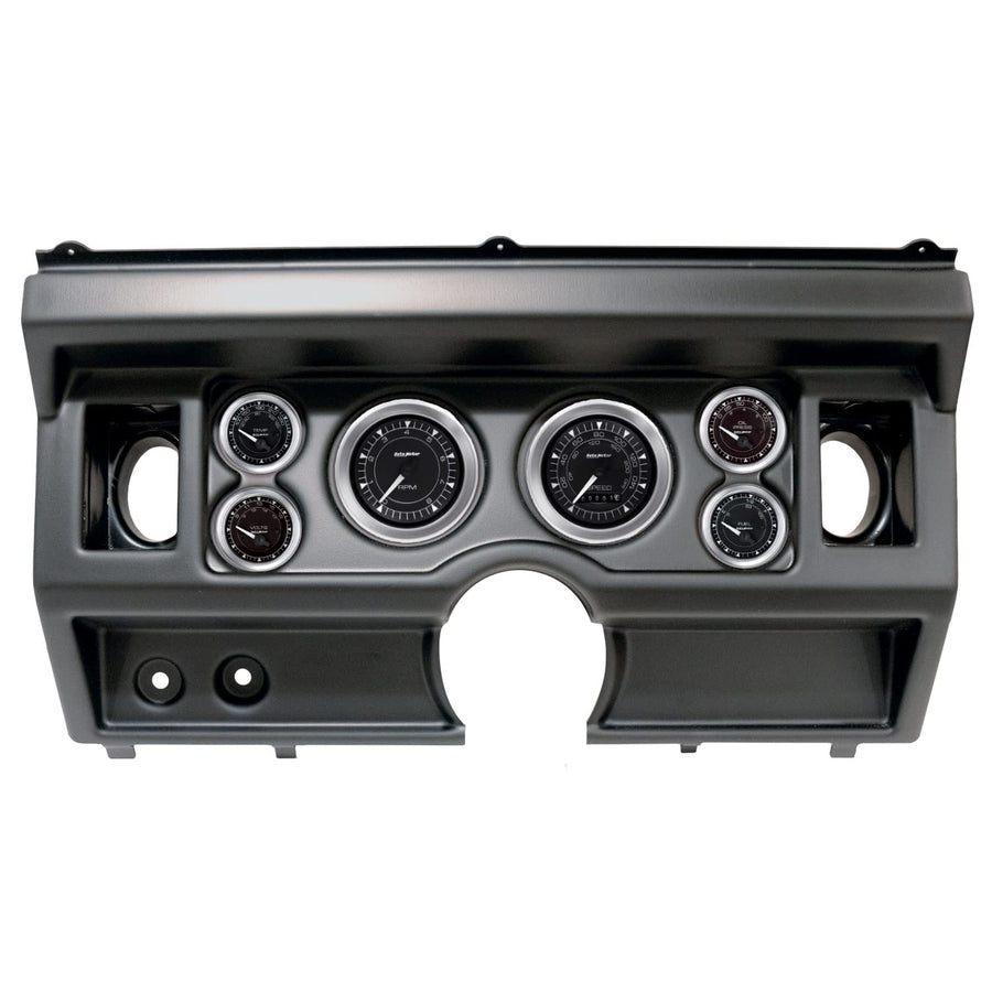 AutoMeter Dash Kit Direct Fit, (3 3/8" X2, 2 1/16" X4), Ford Truck Ac 80-86, Chrono (2919-04)
