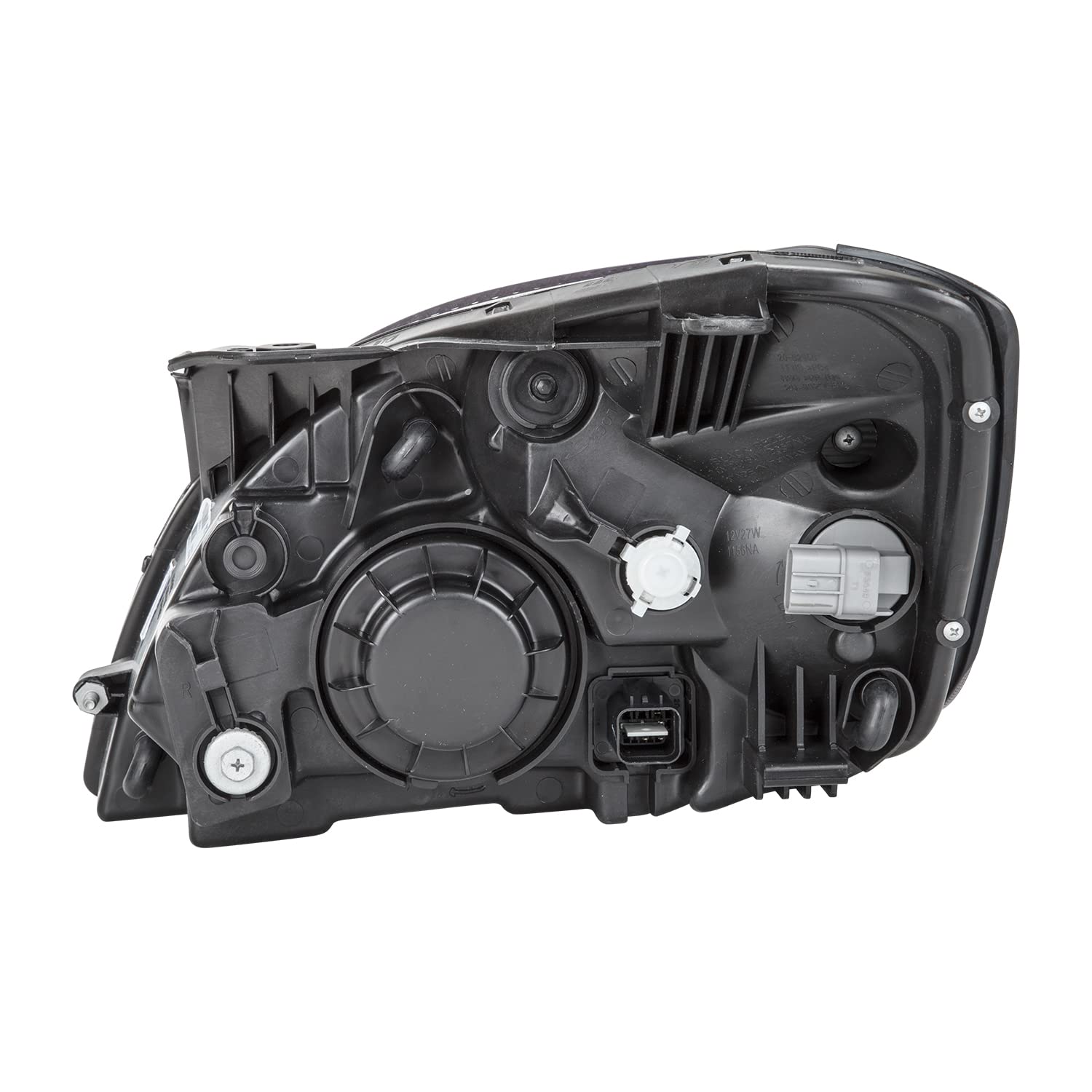 Right TYC Headlight Assembly Compatible with 2010-2011 Kia RIO